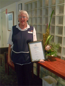 Volunteers receive recognition for their outstanding community work